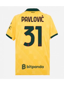 AC Milan Strahinja Pavlovic #31 Replika Tredje Kläder 2025-26 Kortärmad